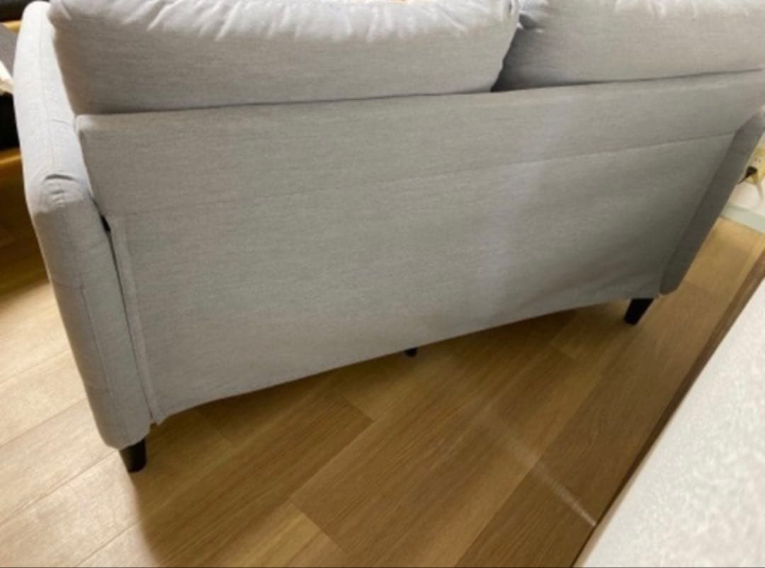 ikea ANGERSBY アンゲルスビー 2人掛けソファクニーサ ライトグレー