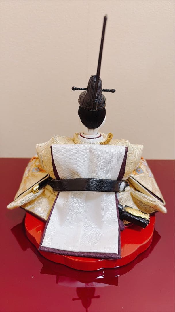 【美品】人形工房 松寿 小出松寿作 親王飾り ひな人形 桜橘・屏風・雪洞・飾台