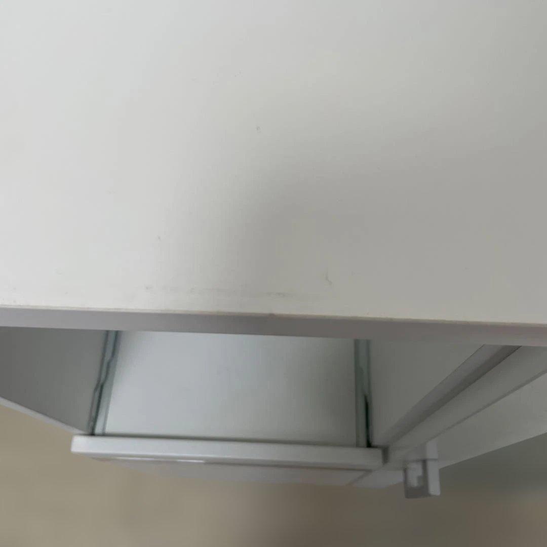 ホワイト スライド扉 レンジ台 幅60cm