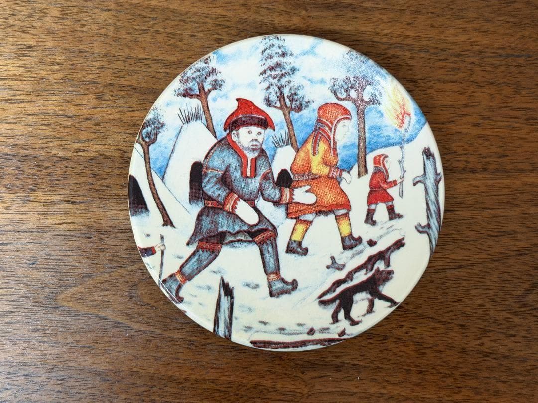 ★ SALE ★ アラビア ラップランド サーミ族のプレート 4枚セット