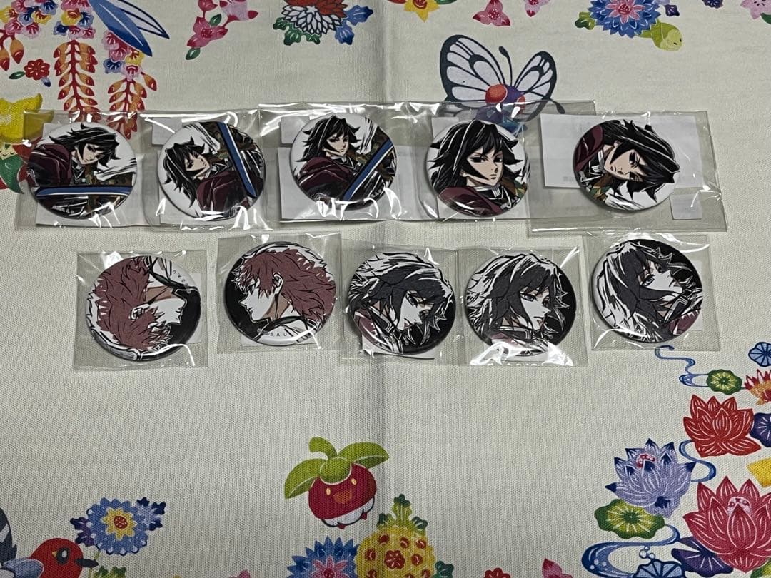 鬼滅の刃 WEBSHOPくじ 44mm缶バッジ 冨岡義勇 錆兎