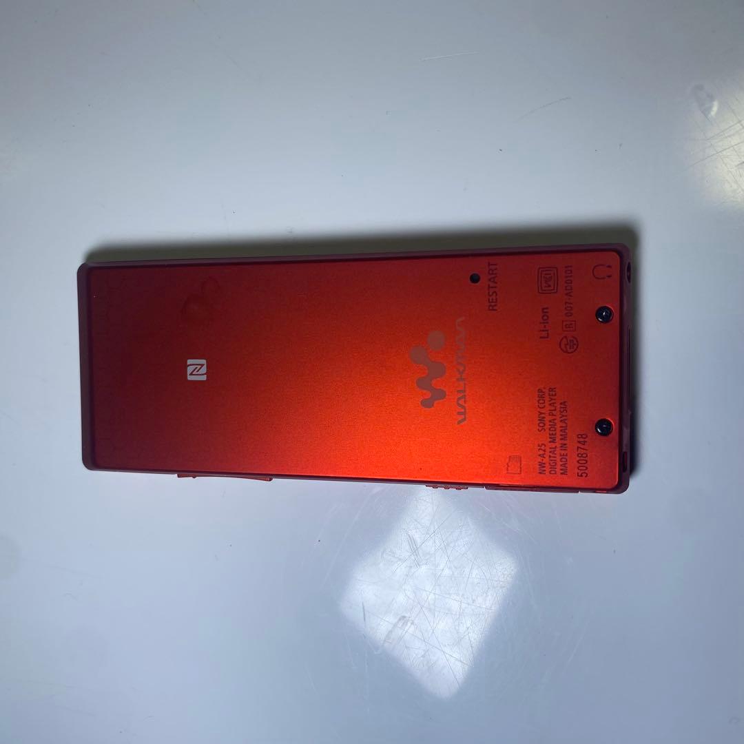 【動作確認済み】SONY ウォークマン Aシリーズ NW-A25 オレンジレッド