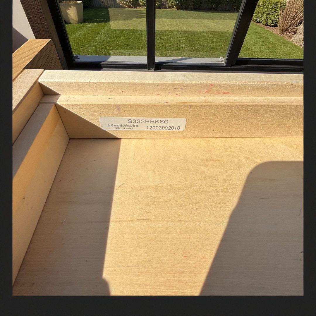 天然木・美品✨カリモク ベネッセ✨ 成長学習デスク ナチュラル 日本製 安心設計