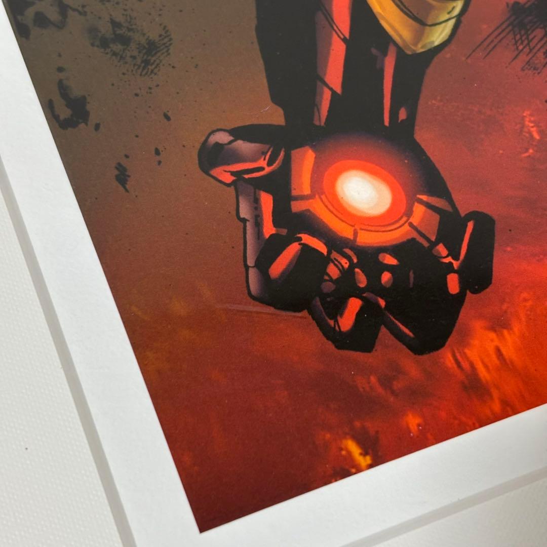 【激レア】MARVEL展 アイアンマン ジークレー 複製原画 マーベル 正規品