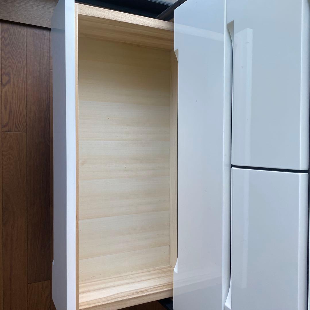 ホワイト 8段引き出しチェスト