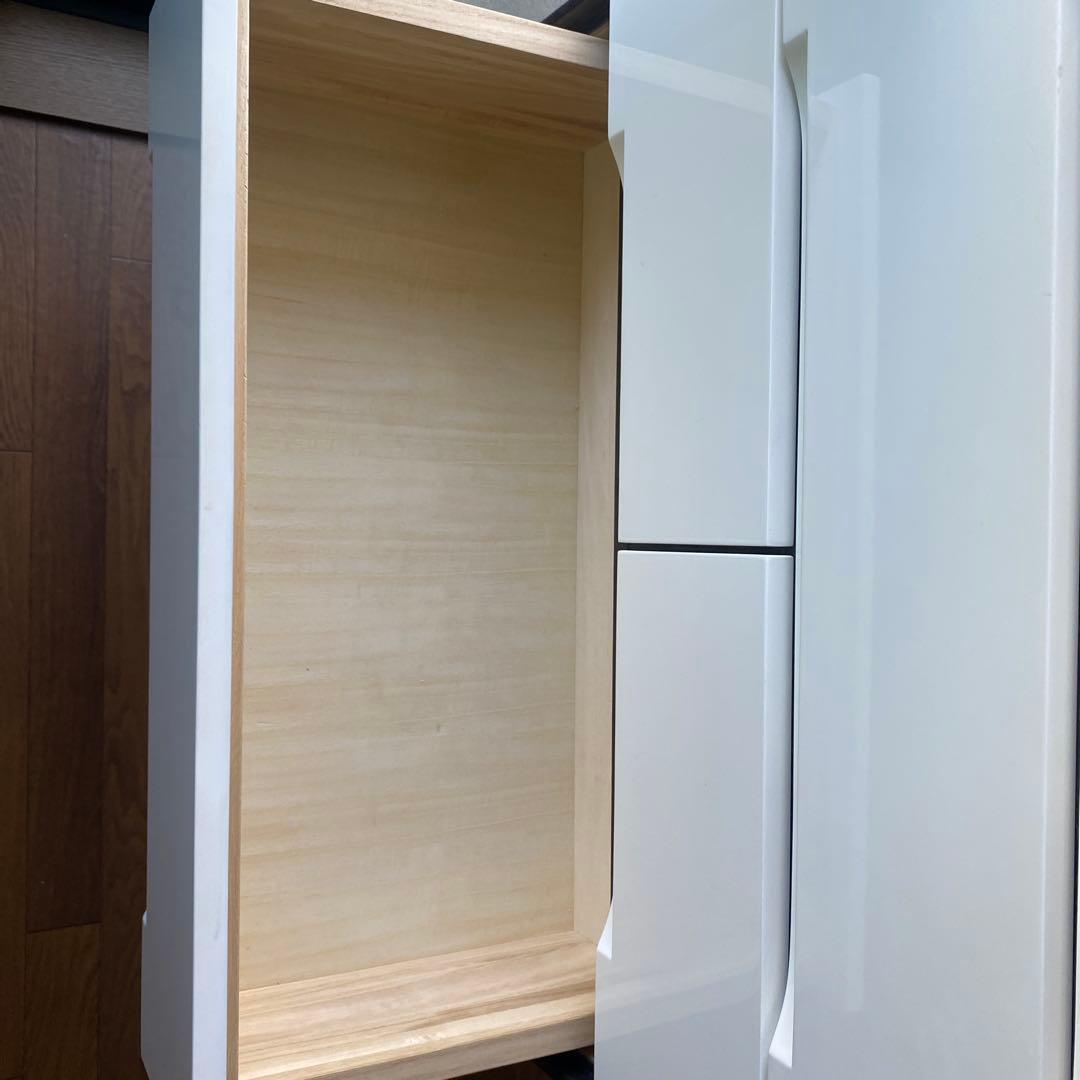 ホワイト 8段引き出しチェスト