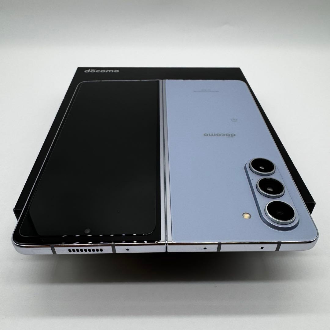 スマートフォン本体 Galaxy Z Fold5 Icy Blue 256GB docomo