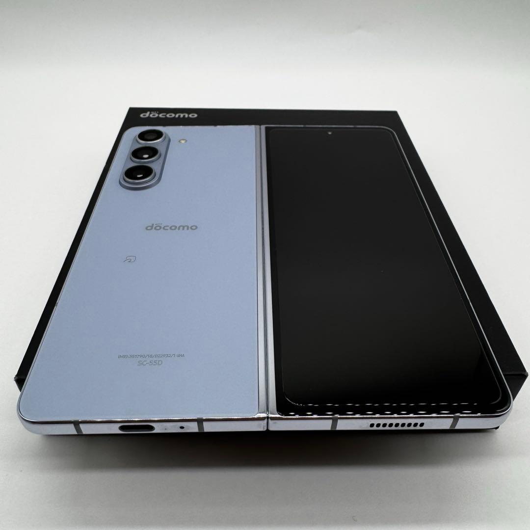 スマートフォン本体 Galaxy Z Fold5 Icy Blue 256GB docomo