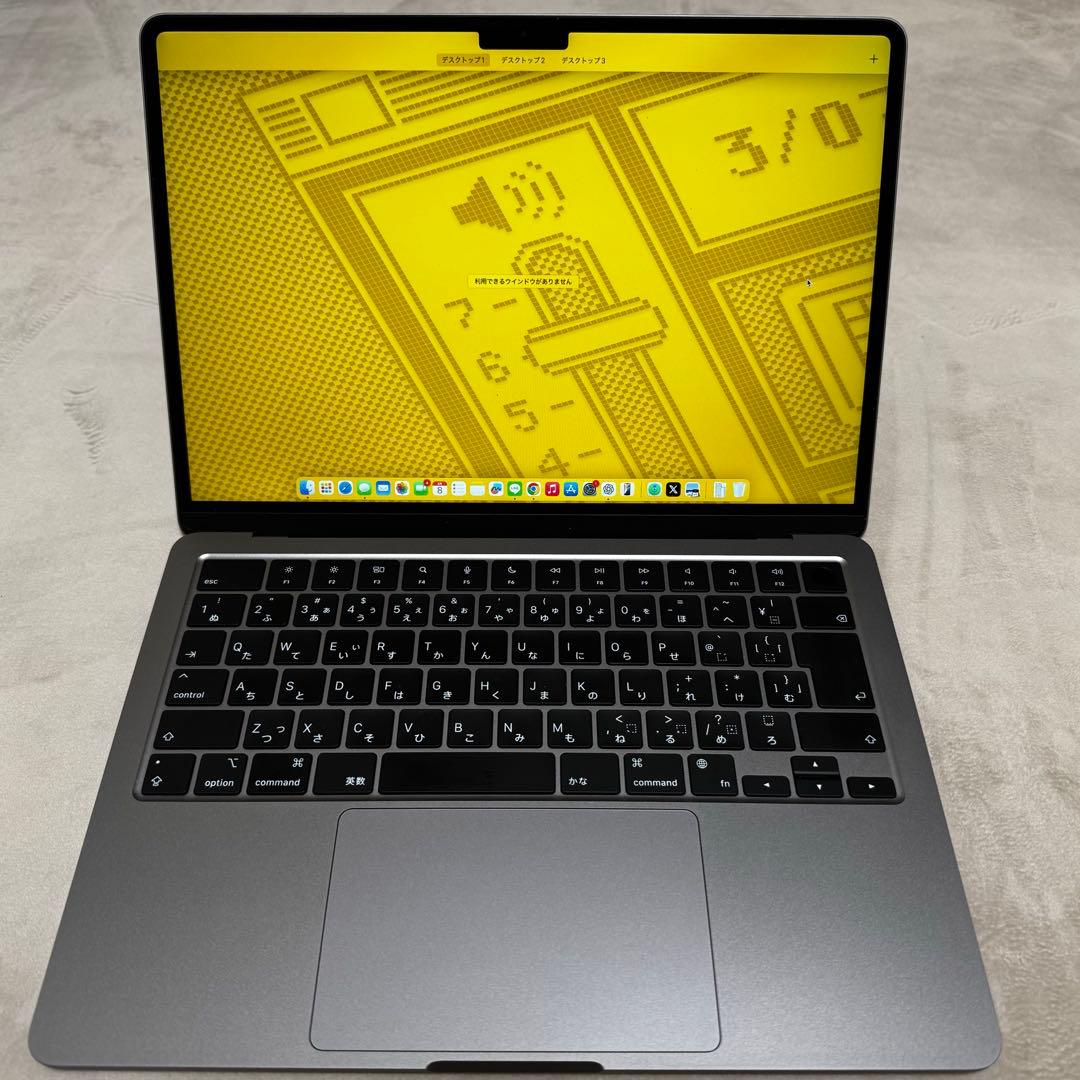 【美品/バッテリー100%】MacBookAir M3 13インチ ミッドナイト
