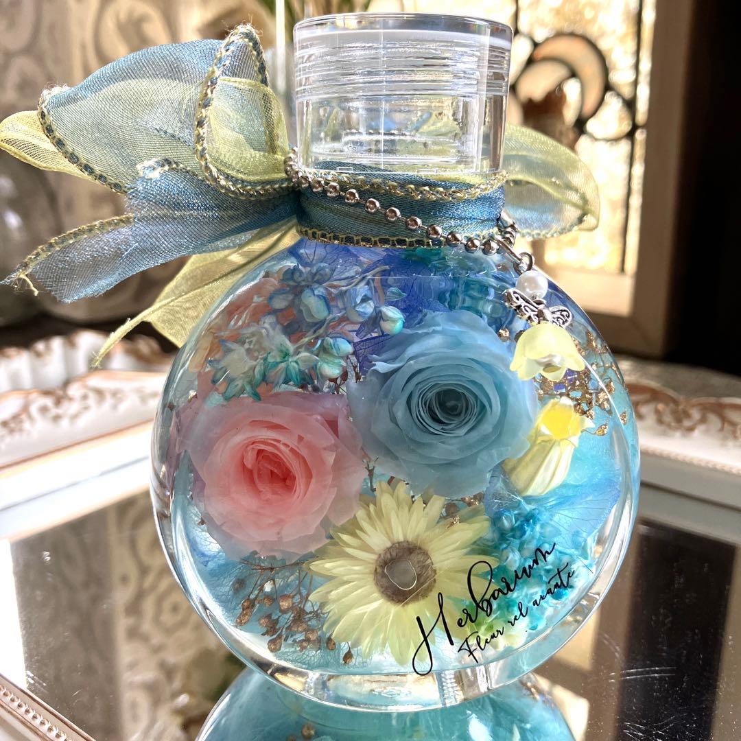 ◆ハーバリウム　227 華やかなバラ*.:。✿*゜¨゜