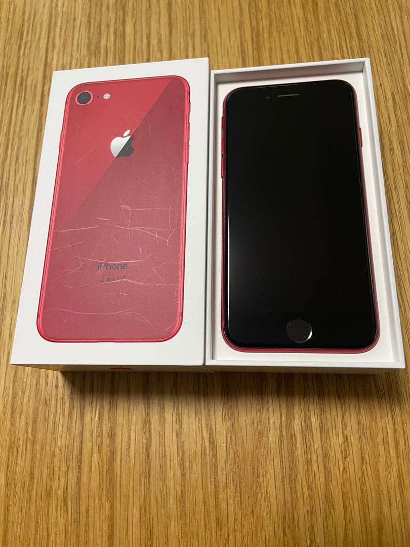 『美品』iPhone 8 (PRODUCT)RED 64GＢ　箱付き