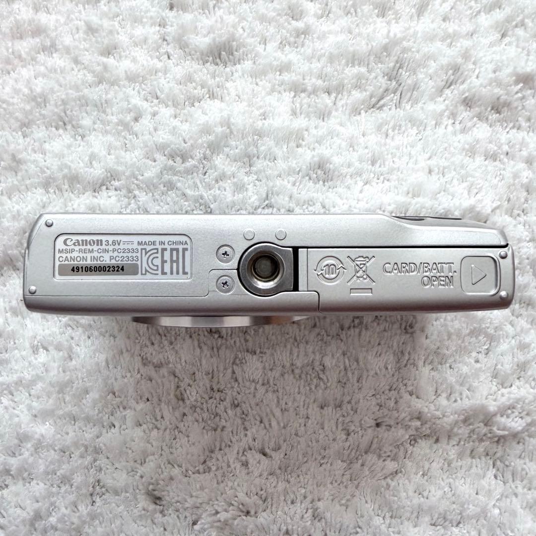 美品【動作確認済】Canon キャノン IXY 200 レトロコンデジ シルバー
