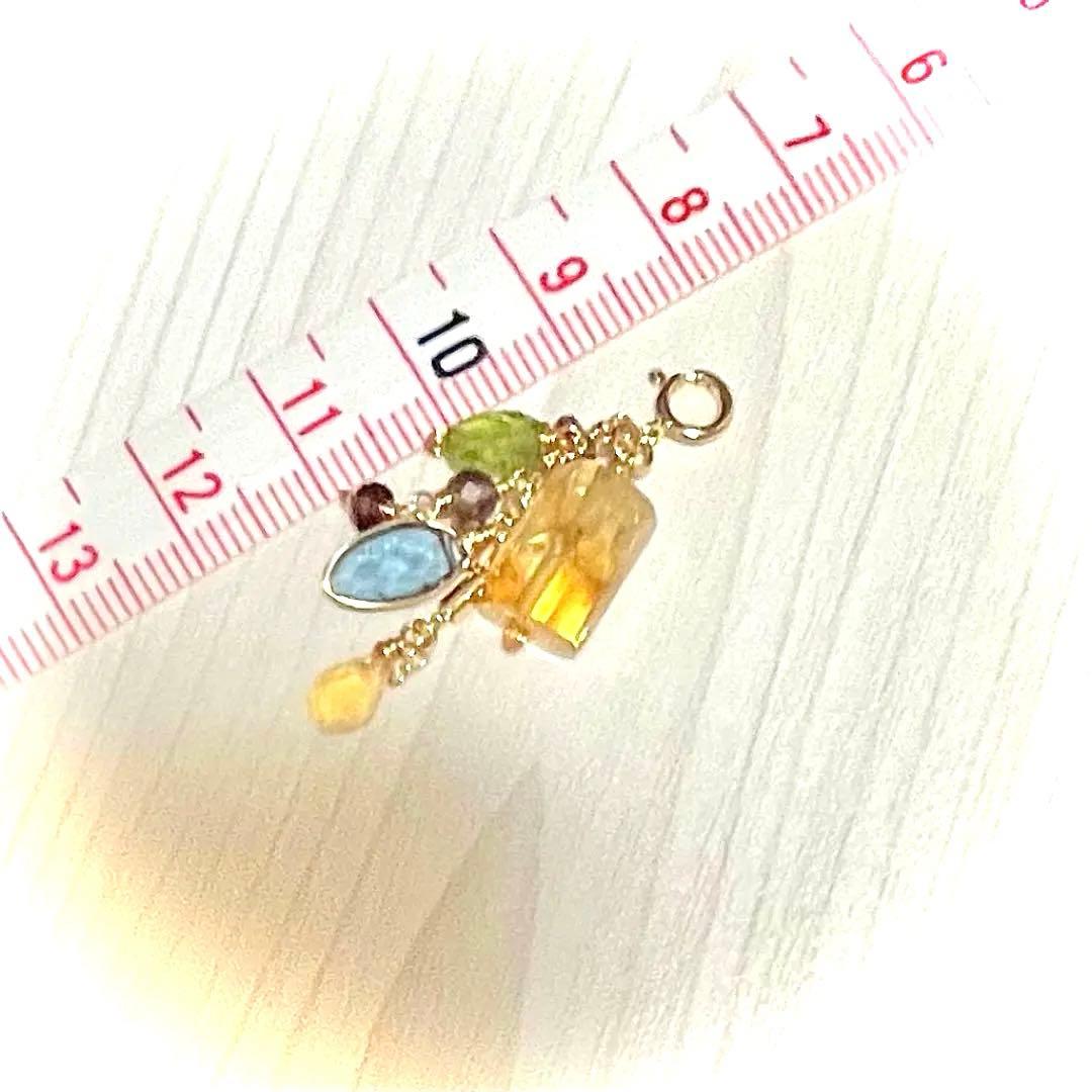 14kgf 天然石しゃらしゃらチャーム♡