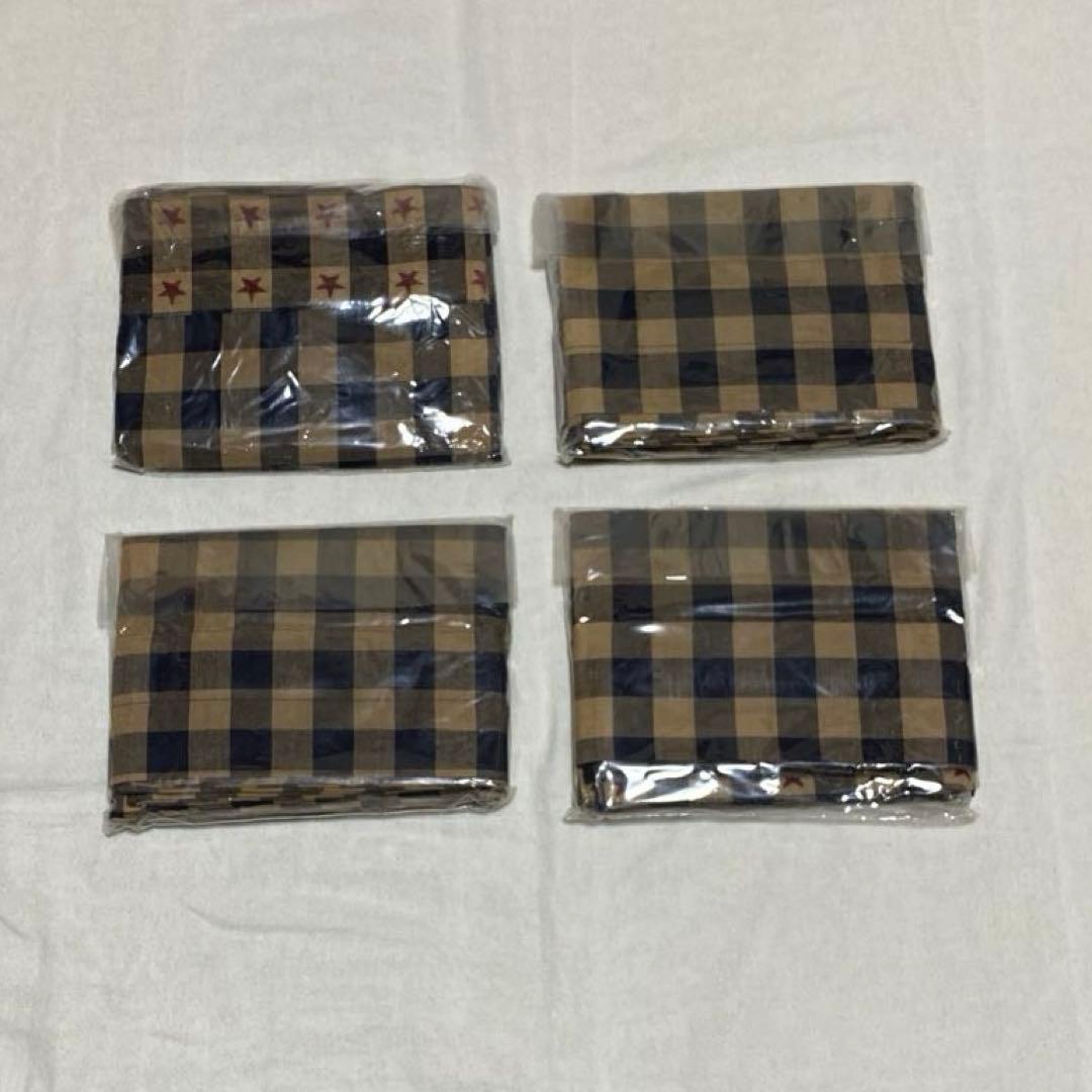 カントリー風 バランスカーテン （Park Designs) 4枚セット