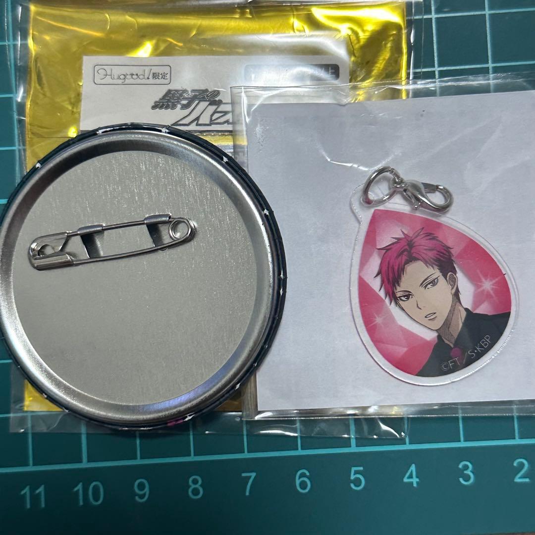 黒子のバスケ　赤司征十郎　black style 箔押し缶バッジ　チャーム