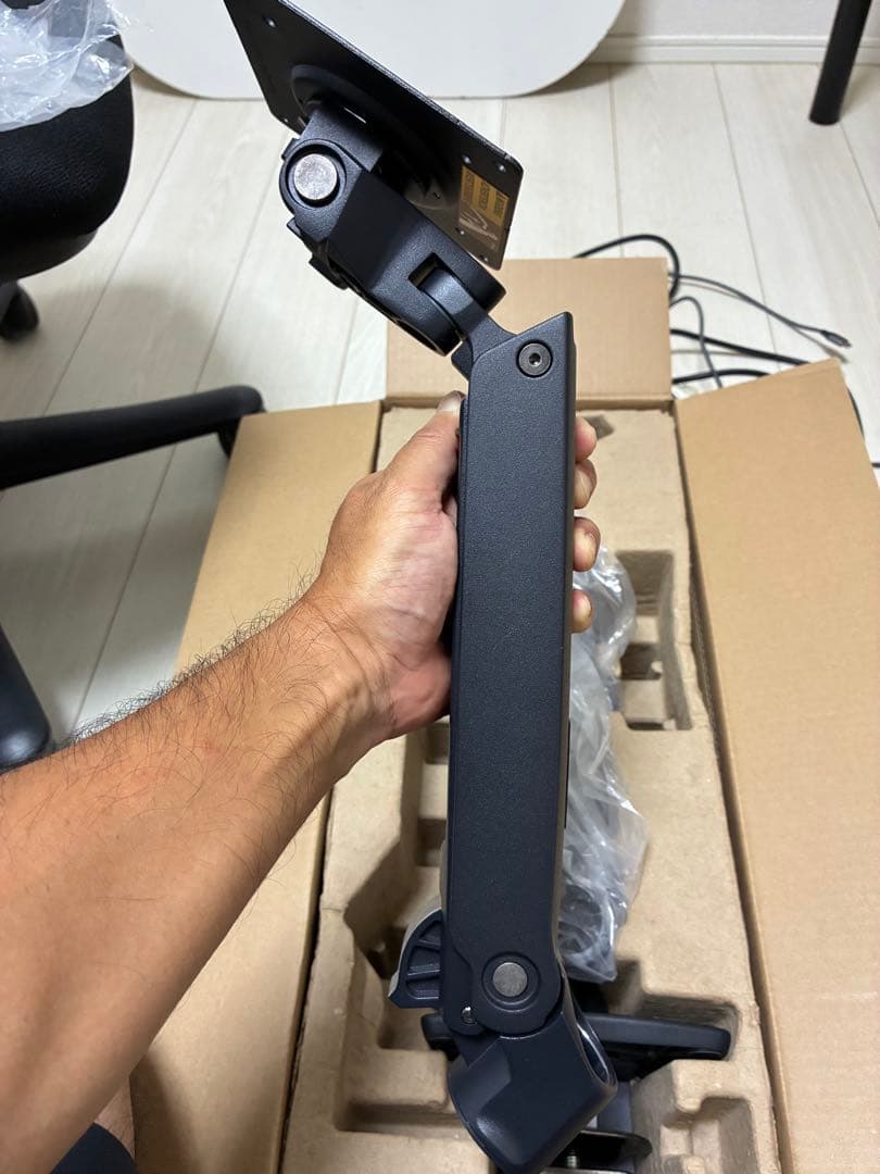 エルゴトロン LX デスク モニターアーム マットブラック 34インチ