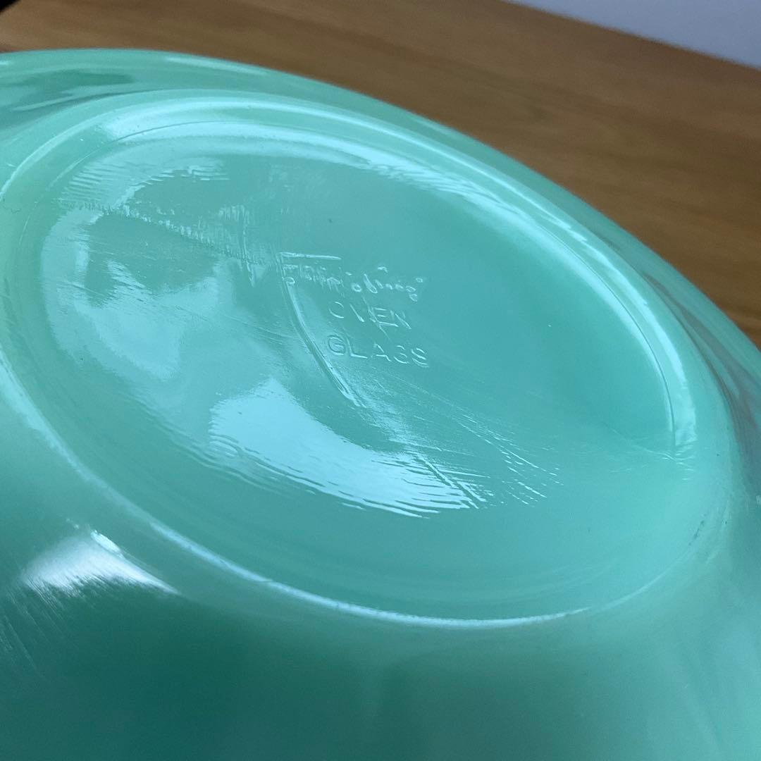 【極美品】ファイヤーキング ジェダイ パイ&サラダプレート GLASS刻印#S2