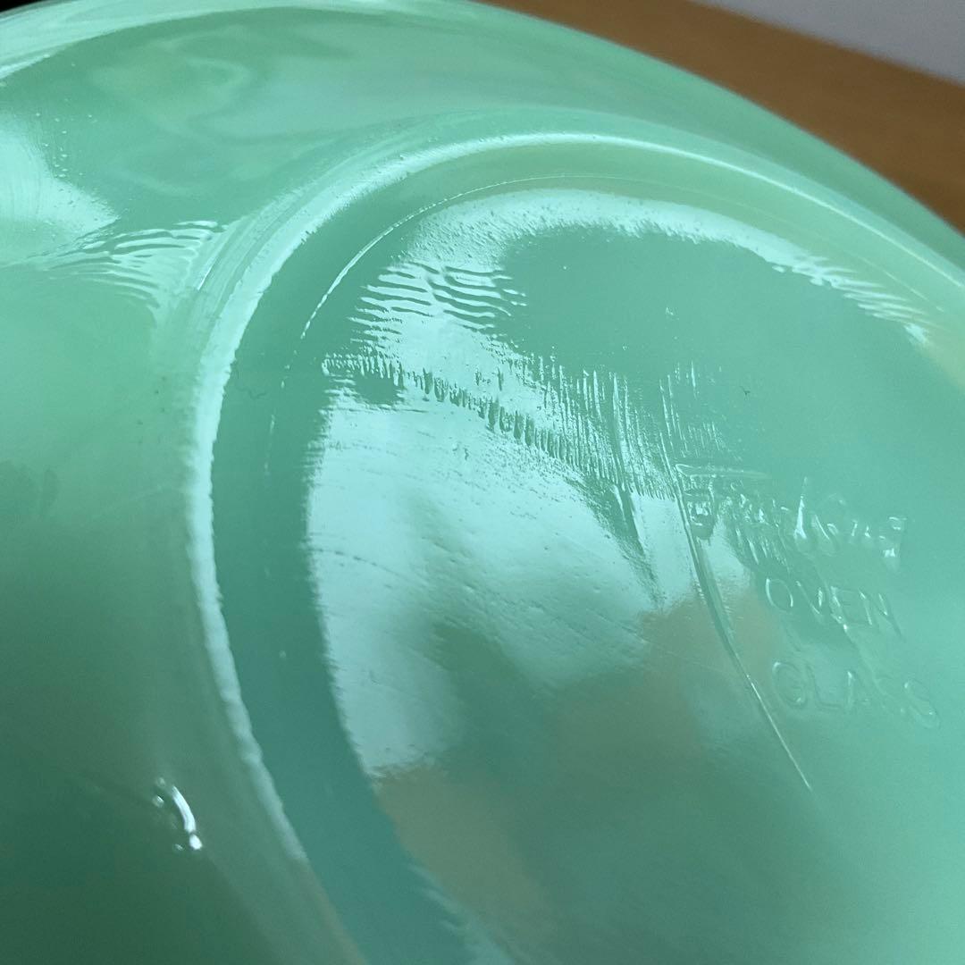 【極美品】ファイヤーキング ジェダイ パイ&サラダプレート GLASS刻印#S2