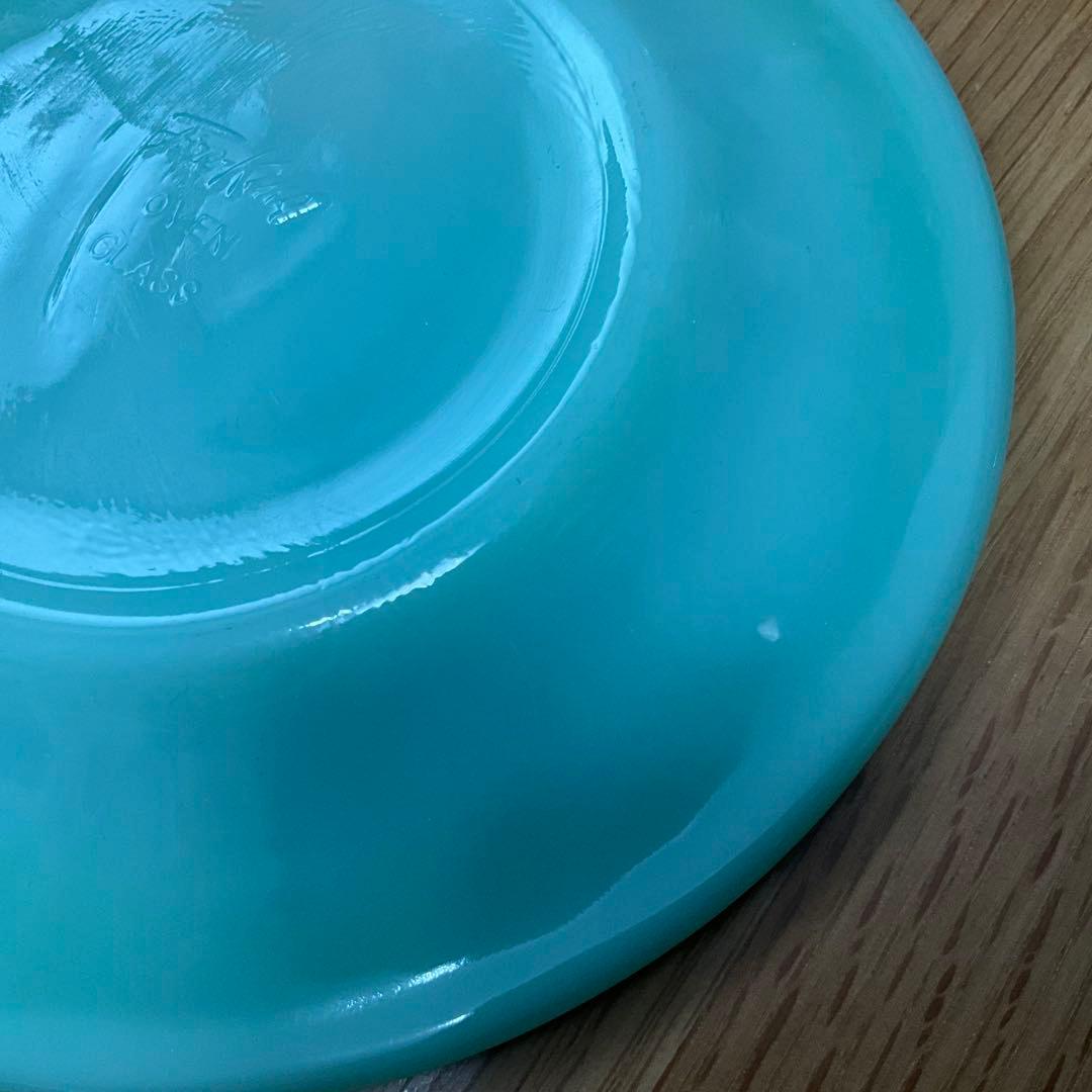 【極美品】ファイヤーキング ジェダイ パイ&サラダプレート GLASS刻印#S2