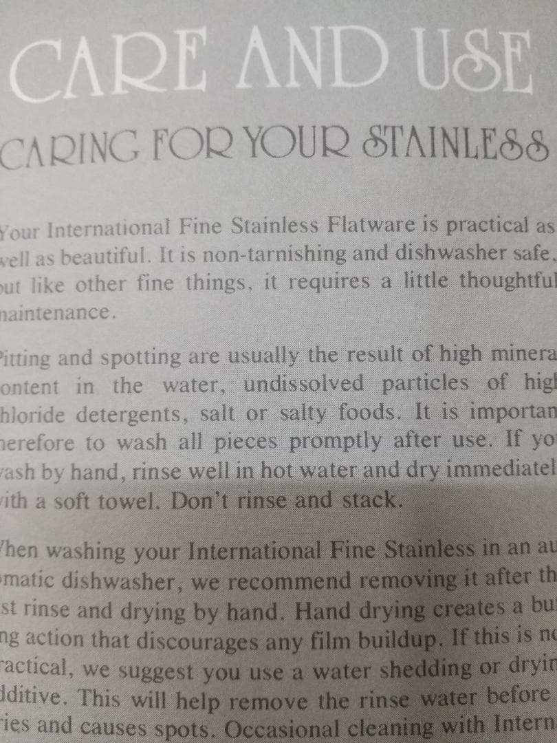 如月セール■美品ステンレス製25点 カトラリーセットA (５点×５人分)