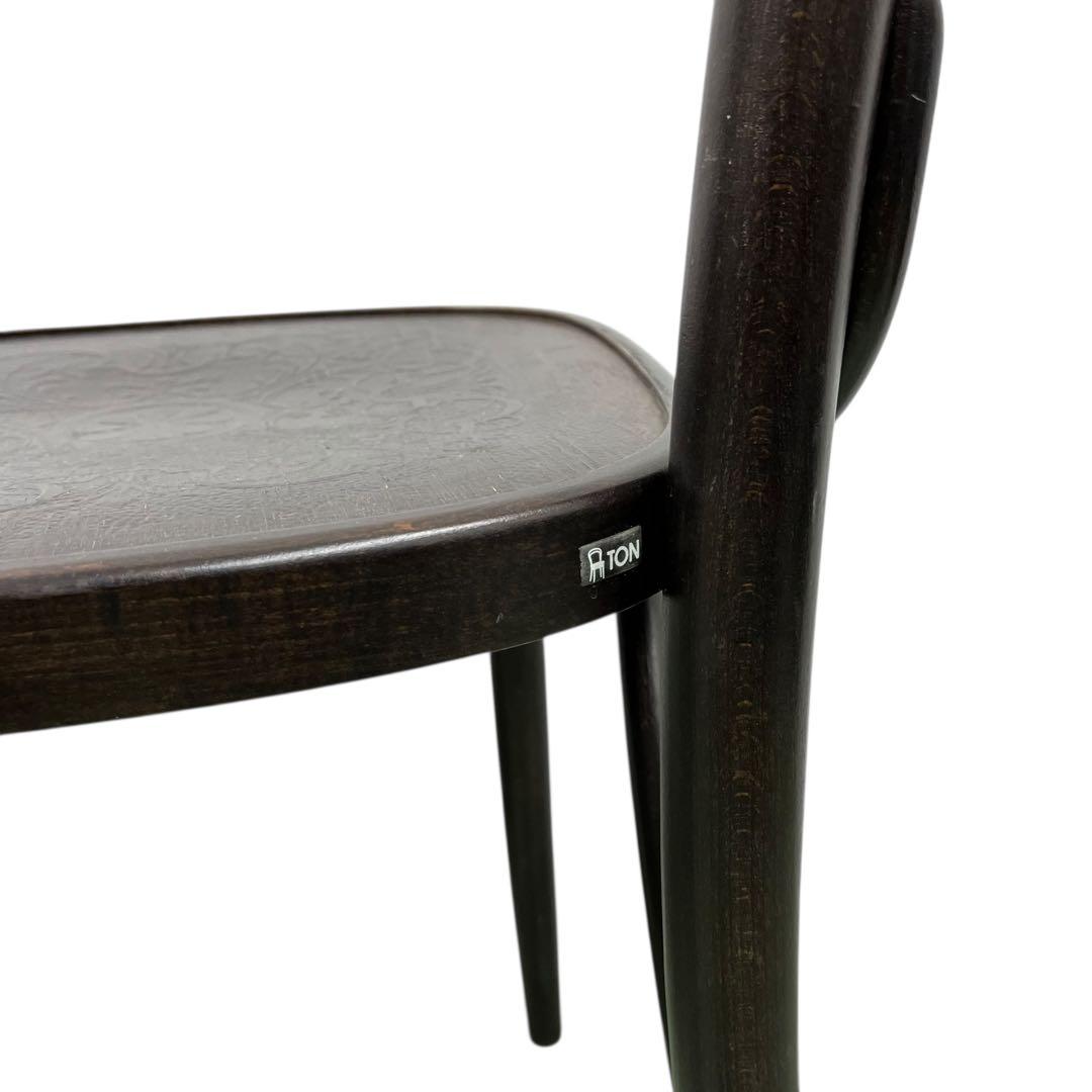 【希少】TON ベントウッドチェア パネルバック 2脚 アンティーク