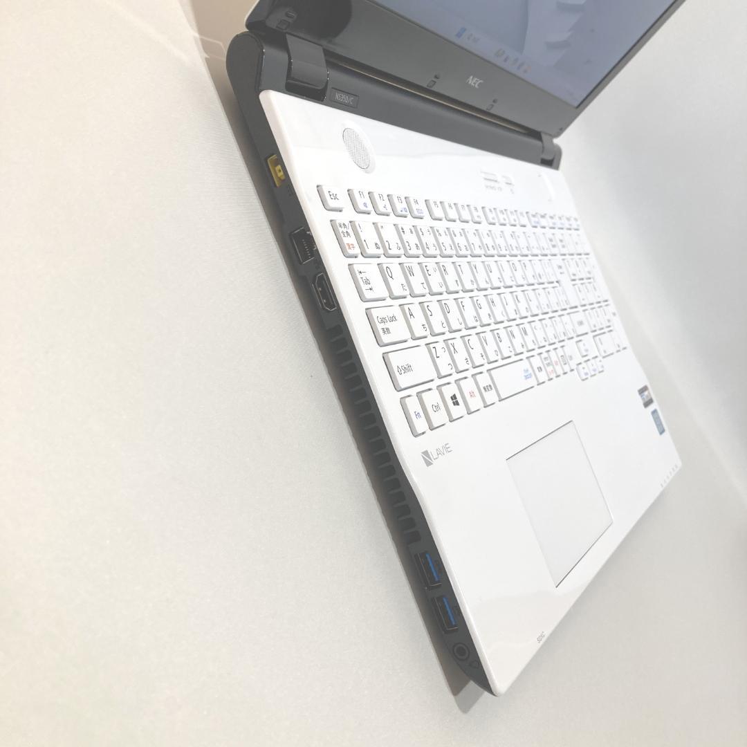 初心者✨i3・ブルーレイ・オフィス◇白◇すぐ使えるノートパソコン◇D414-2