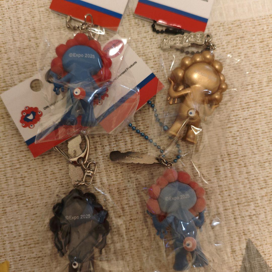 Expo 2025 ミャクミャクキーホルダー 4種セット