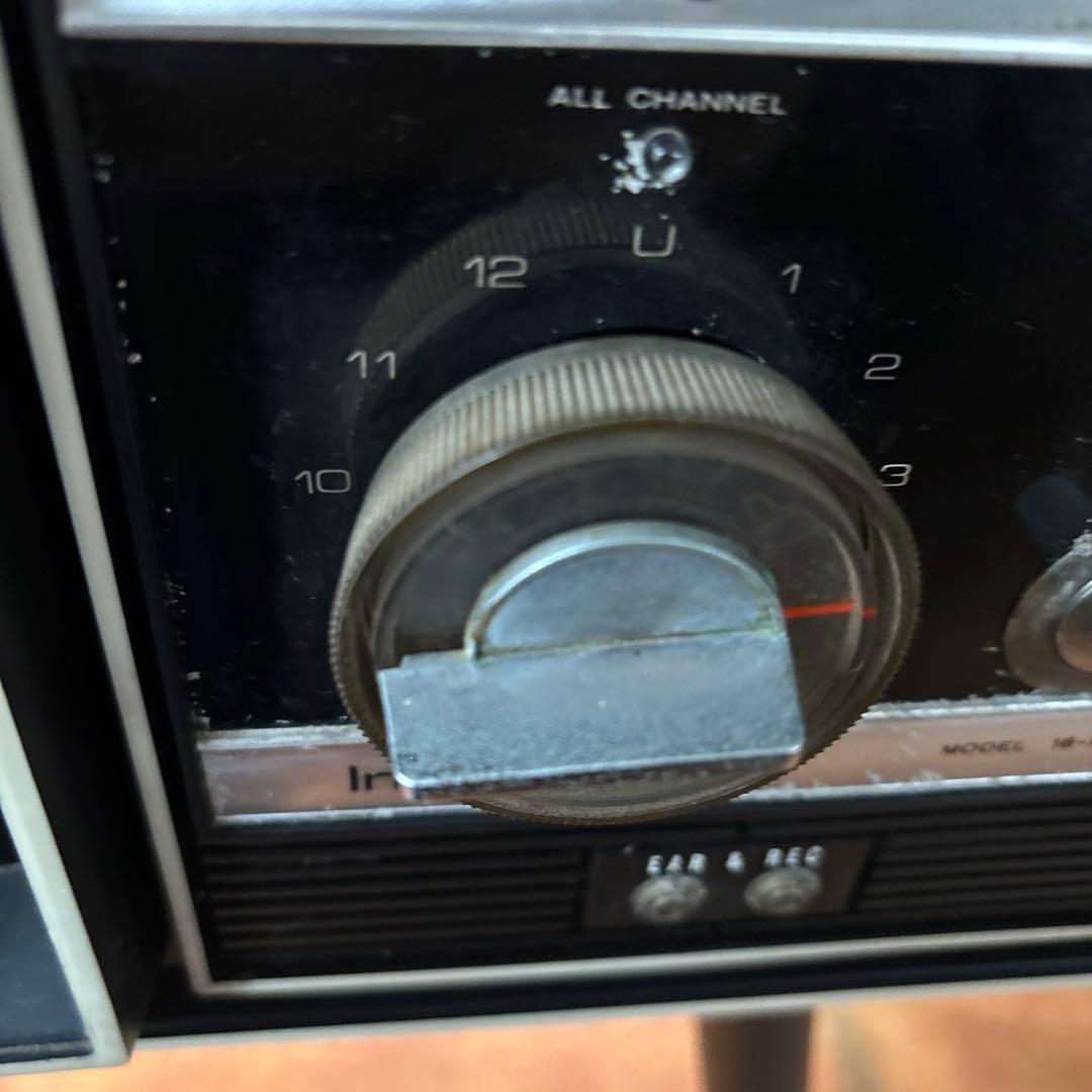 NEC 昭和レトロ　ブラウン管テレビ　脚付　足付き