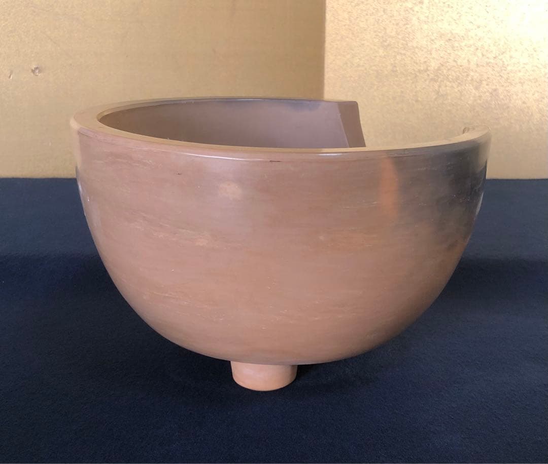 《R》茶道具 雲華焼 瓶掛 崇白造 五徳付 共箱　260216け3