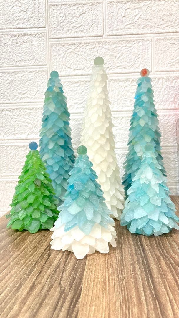 世界に一つだけのシーグラスツリー