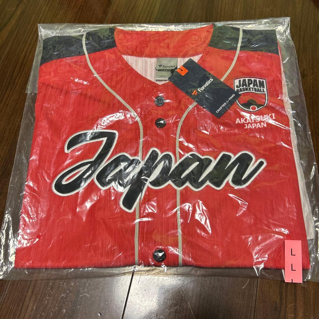 新品AKATSUKI JAPAN ベースボールシャツJBA バスケ　日本代表