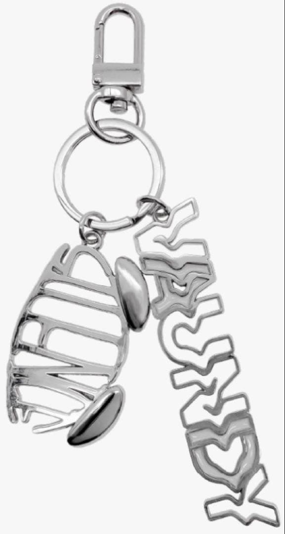 ミュージシャン l Logo Keychain \"SILENCE\" [Silver]