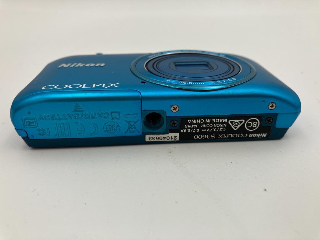 Nikon COOLPIX ニコン クールピクス S3600 ブルー