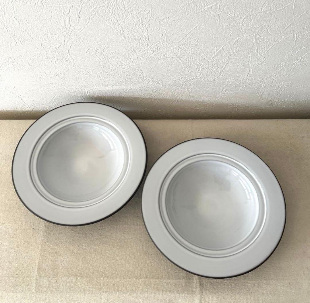 H375 フランス製REVOL（レヴォル）丸プレート【２枚】未使用