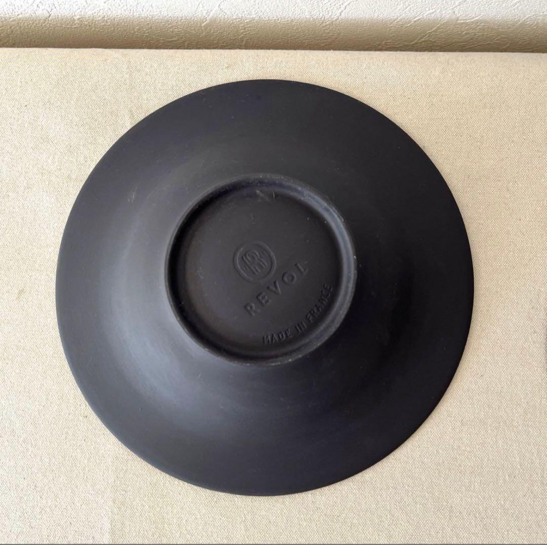 H375 フランス製REVOL（レヴォル）丸プレート【２枚】未使用