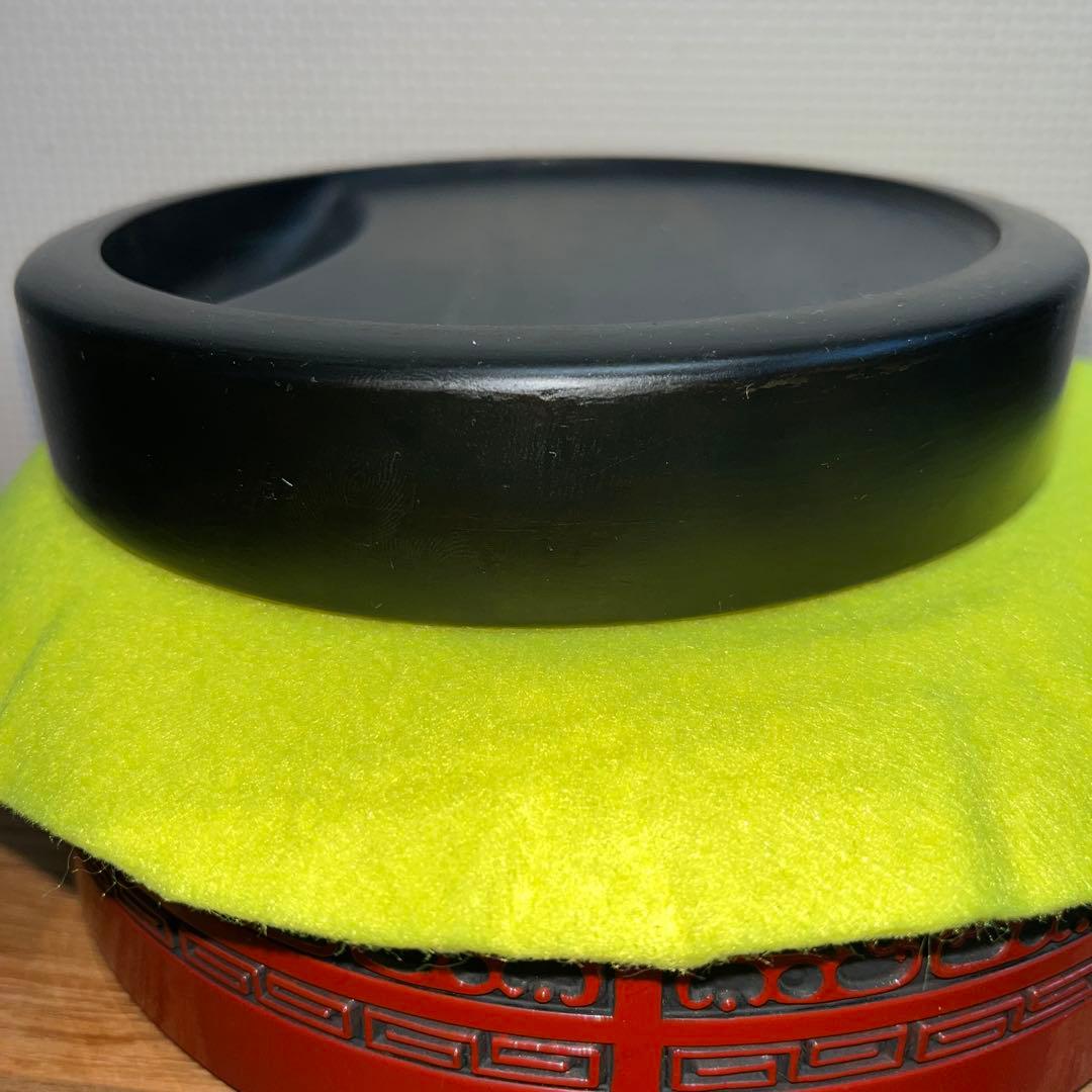 ⭕️雨端硯　名工　雨宮静軒指導　雨端硯　雨畑硯　智力冨源　前東芝頒布品　1kg超