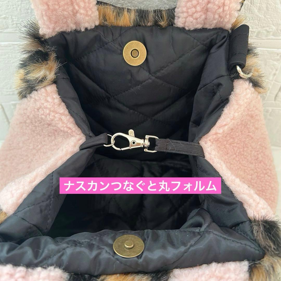 ゆ*ら様 ビッグ黒猫ちゃん　コヤンイサムチョン　ファー＆プードルボア　ラウンドト