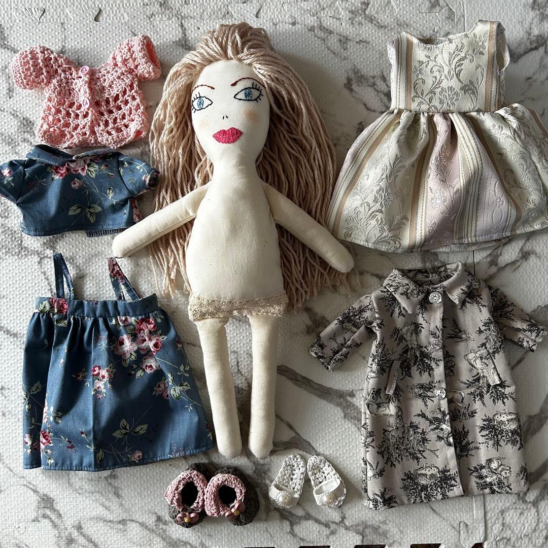 ハンドメイド 着せ替え人形 洋服セット パリ 女の子 おしゃれ オリジナル