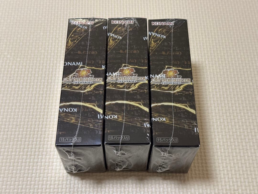 遊戯王　LIMIT OVER COLLECTION 未開封　3BOX