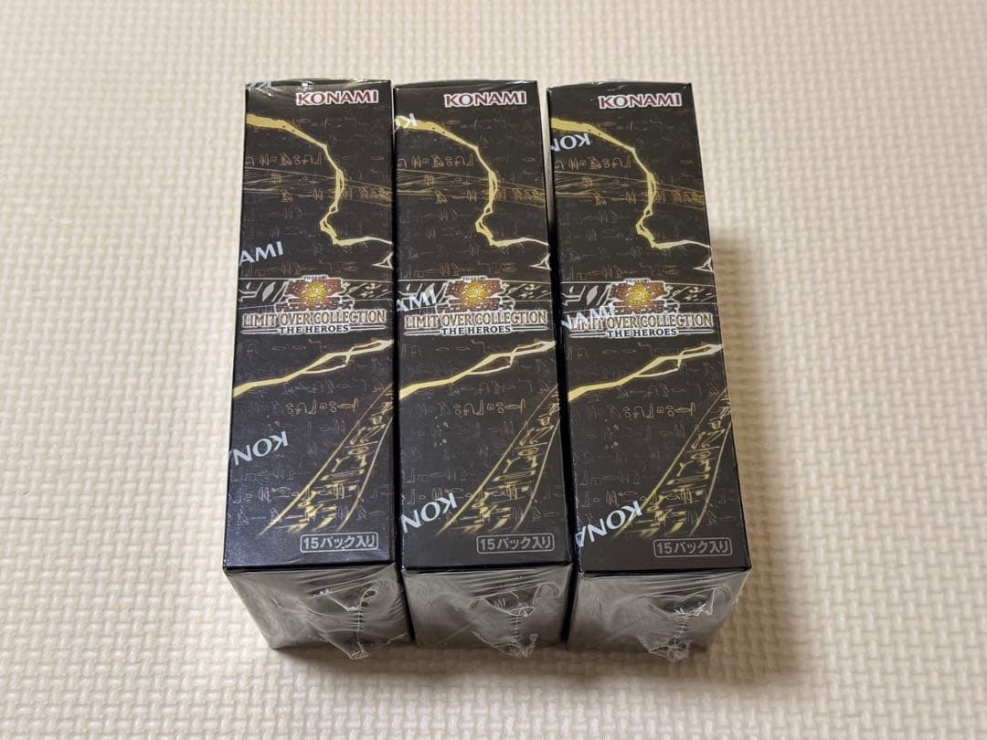 遊戯王　LIMIT OVER COLLECTION 未開封　3BOX