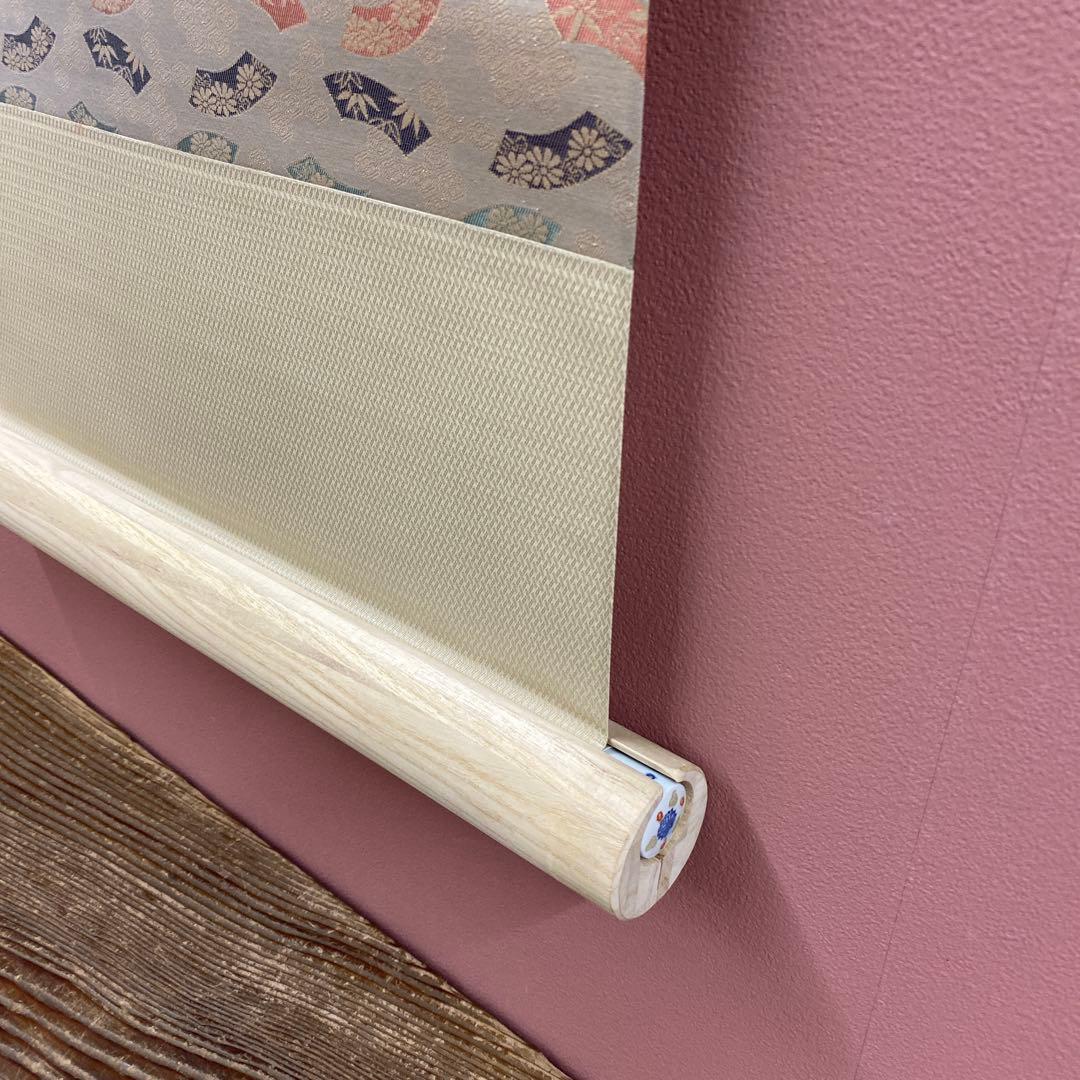 美品 掛け軸 松本大圓作 雛画賛「寿光」清水寺 共箱 太巻き付 縁起物