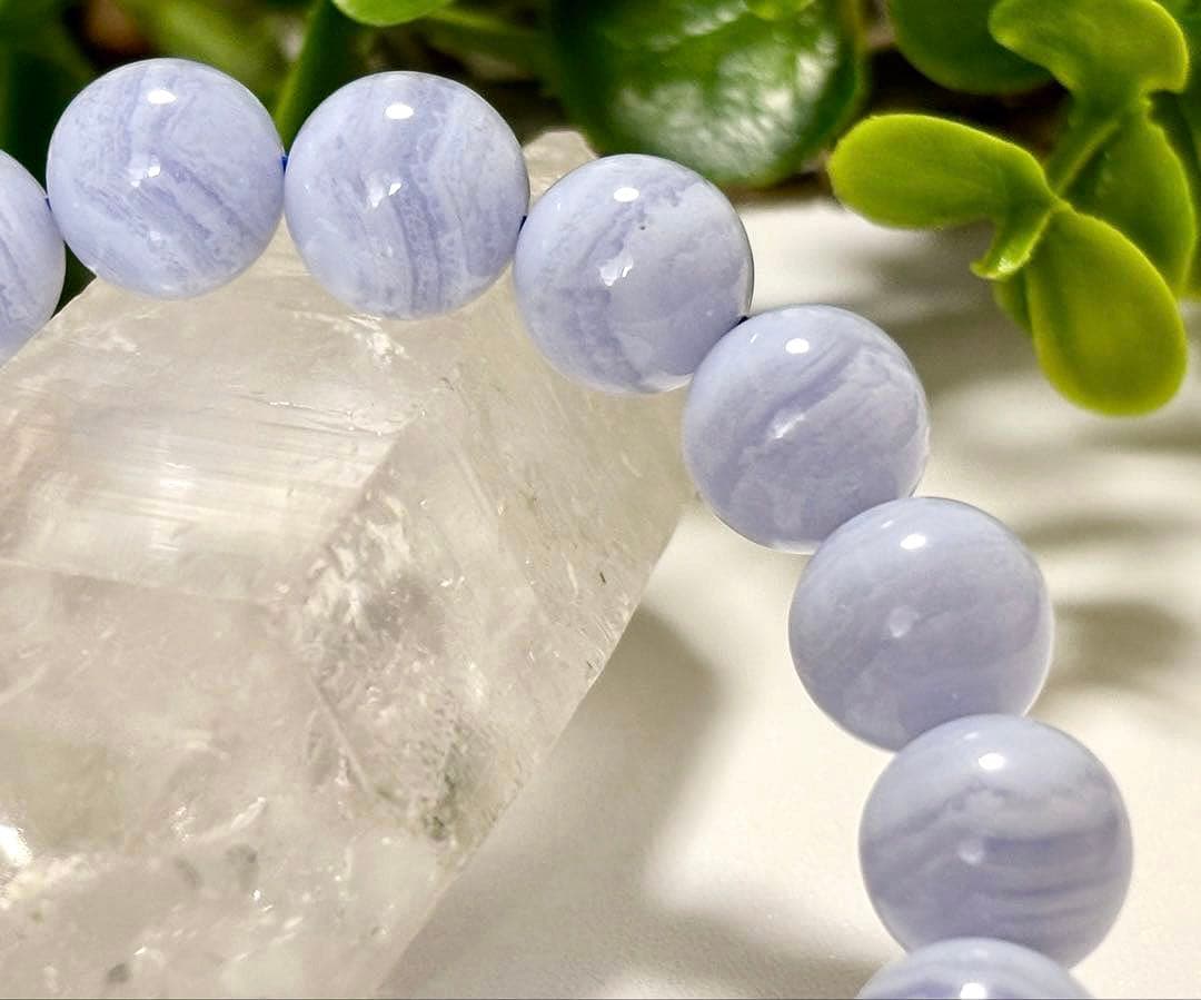 究極品質　超希少幻の逸品　平和と愛情の守護石　プレミアムブルーレースアゲート