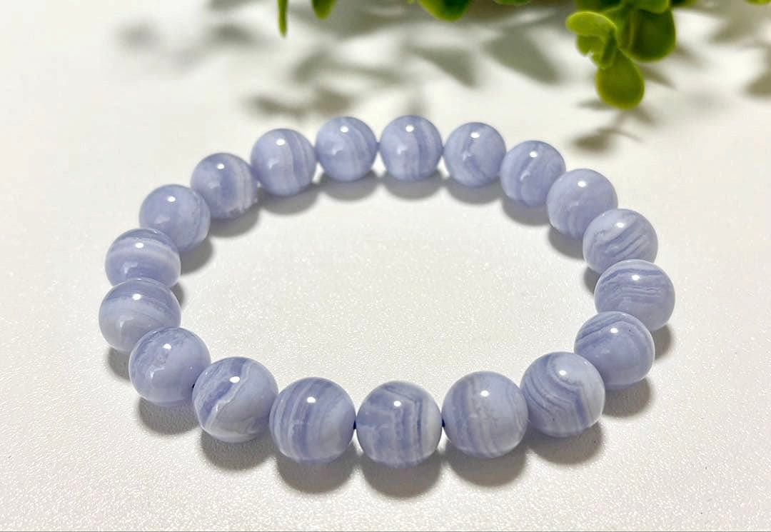 究極品質　超希少幻の逸品　平和と愛情の守護石　プレミアムブルーレースアゲート