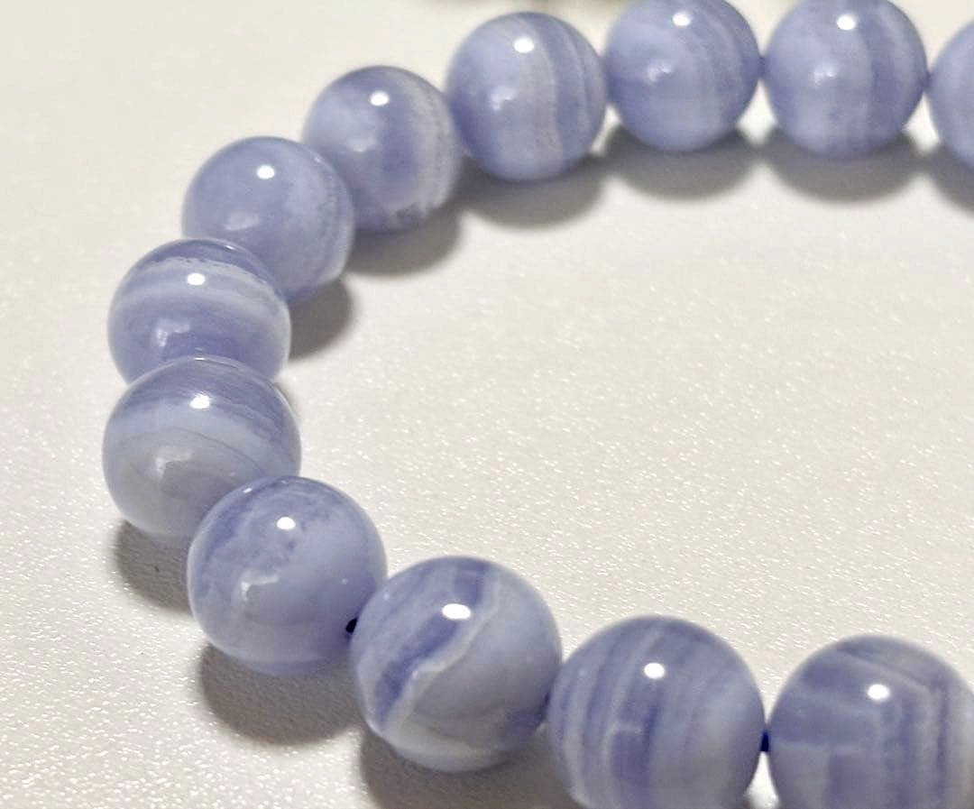 究極品質　超希少幻の逸品　平和と愛情の守護石　プレミアムブルーレースアゲート