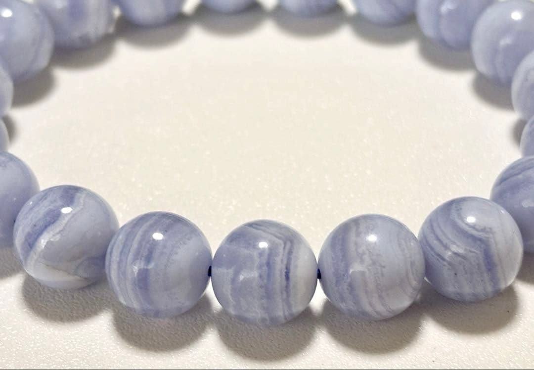 究極品質　超希少幻の逸品　平和と愛情の守護石　プレミアムブルーレースアゲート