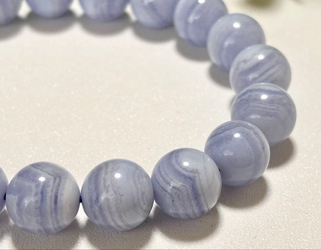 究極品質　超希少幻の逸品　平和と愛情の守護石　プレミアムブルーレースアゲート