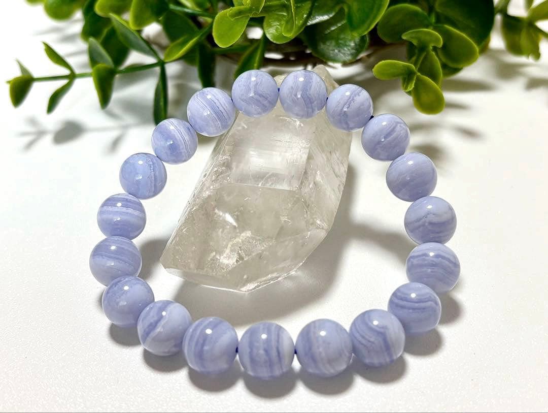 究極品質　超希少幻の逸品　平和と愛情の守護石　プレミアムブルーレースアゲート