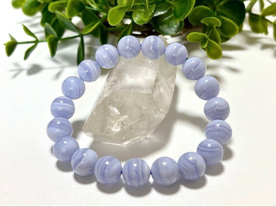 究極品質　超希少幻の逸品　平和と愛情の守護石　プレミアムブルーレースアゲート