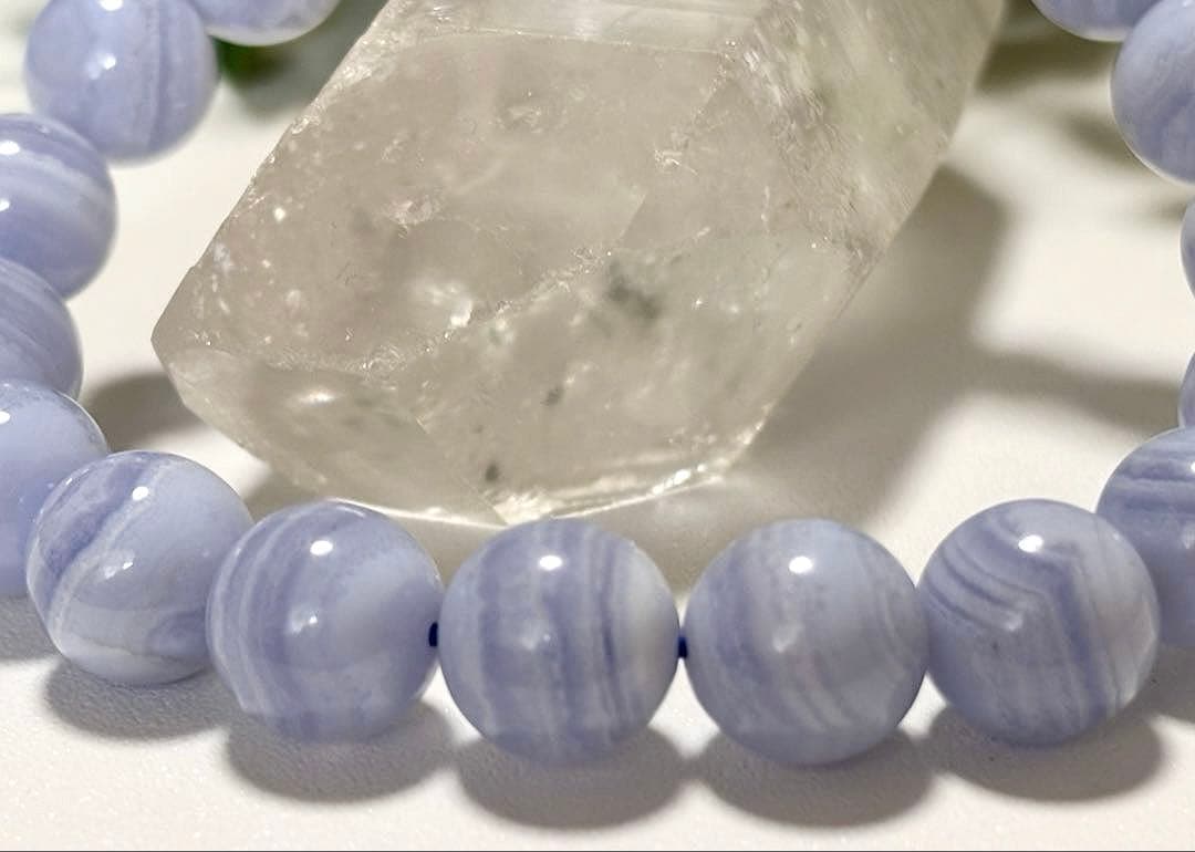 究極品質　超希少幻の逸品　平和と愛情の守護石　プレミアムブルーレースアゲート