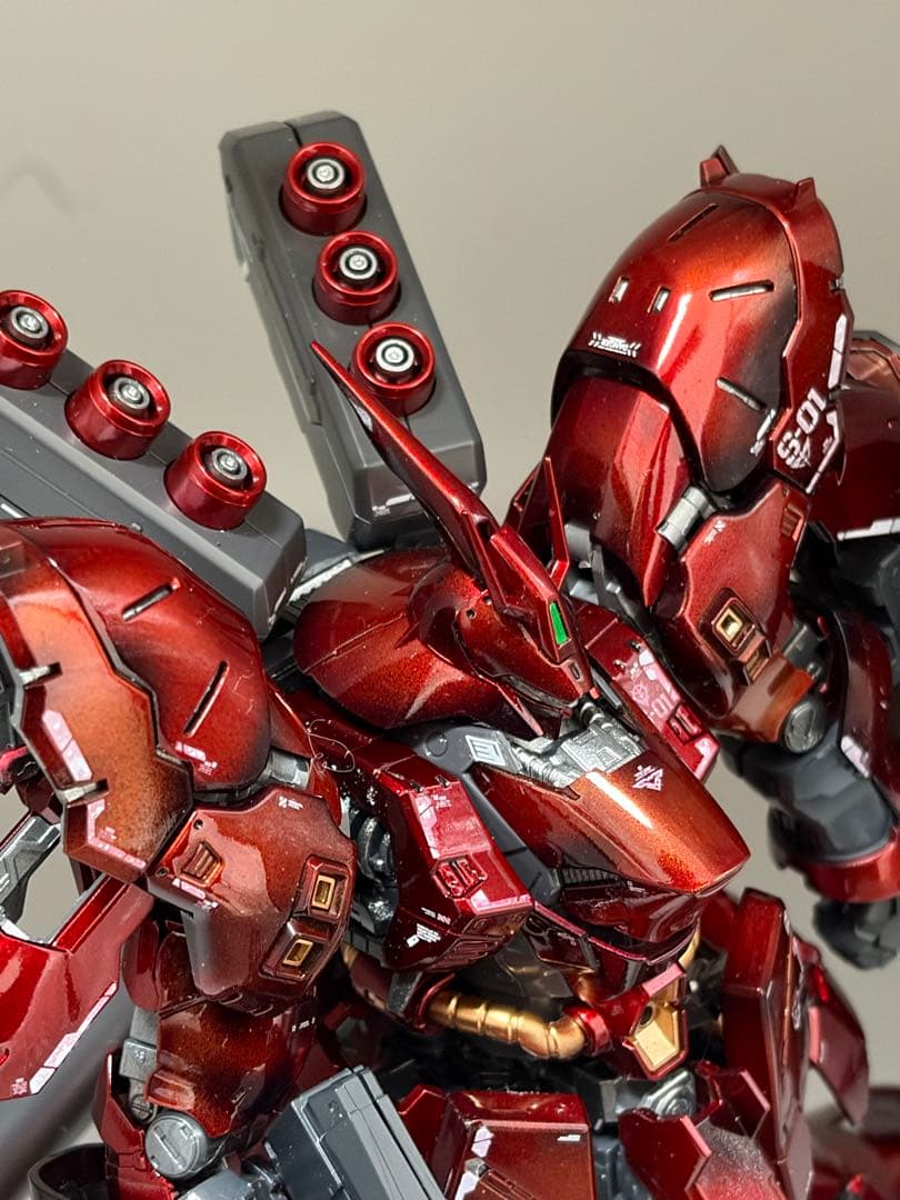 RG 1/144 サザビー 塗装完成品 キャンディ塗装 高光沢 逆襲のシャア